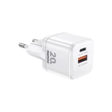 REMAX Strujni Fast punjač CA-18 King 1xUSB 3.0 + 1xUSB-C 20W beli