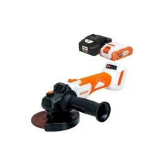 RURIS Akumulatorska ugaona brusilica RMX4125 sa baterijom i punjacem RURIS Akumulatorska ugaona brusilica RMX4125 sa baterijom i punjacem