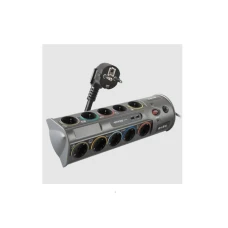 S-LINK Kabl surge PRZ01 10xšuko/2xUSB/3m
