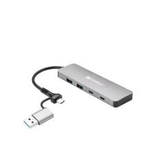 Sandberg 136-64 USB-C/A to 2xUSB-A+2xUSB-C Hub