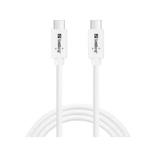 Sandberg USB-C na USB-C kabl, 100W PD, 1m, beli (136-53)