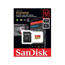 SANDISK MICRO SD 32GB Extreme + adapter SDSQXAF-032G-GN6MA SANDISK MICRO SD 32GB Extreme + adapter SDSQXAF-032G-GN6MA