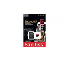 SANDISK SDXC 64GB Micro Extreme Pro 200MB/s A2 C10 V30 UHS-I US+Ad
