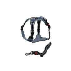 Savacoop Povodac sa amom L - Džins dezen za pse od 15 do 25kg