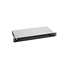 SCHRACK FO Panel 19'',za 24xSCdx adaptera,prazan,1HU,crni,PREMIUM