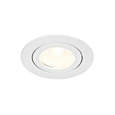 SCHRACK Punto LED 8W 760lm 4000K 36° 230V IP65/IP20 dimabilna bela
