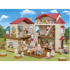 SYLVANIAN FAMILIES RED ROOF KUCICA SA TAJNOM NA TAVANU