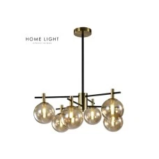 HOME LIGHT TALIA 4 LUSTER 6*G9 CRNA/BAKAR