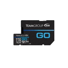 TEAM GROUP MICRO SDHC/SDXC 128GB GO UHS-I U3 V30, 100/50MB/s +SD Adapter TGUSDX128GU303
