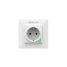 Tellur SMART WIFI ZIDNA UTIČNICA TELLUR AC 16A 2400W BELA Tellur SMART WIFI ZIDNA UTIČNICA TELLUR AC 16A 2400W BELA