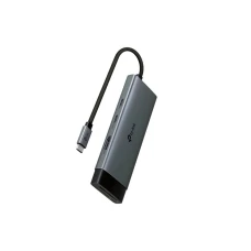 TP LINK Hub USB Type-C 7-Port Hub/1USB-C /1 HDMI 4K 60Hz Port,1 × USB-C PD 100W Port,1 × SD