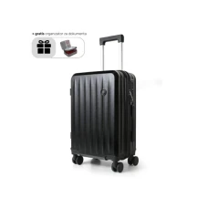 TRIPMATES Ručni kofer (kabinski) 55 cm + gratis organizator za dokumenta - Crna
