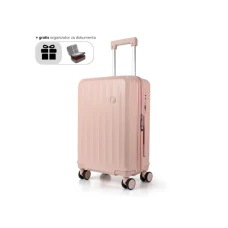 TRIPMATES Ručni kofer (kabinski) 55 cm + gratis organizator za dokumenta - Roza