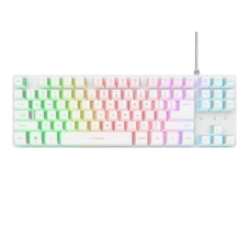 TRUST GXT833 THADO žična RGB TKL gaming bela tastatura (25894)