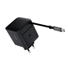 TRUST MAXO 65W, USB-C punjač, 0.67m, crna (25805) TRUST MAXO 65W, USB-C punjač, 0.67m, crna (25805)
