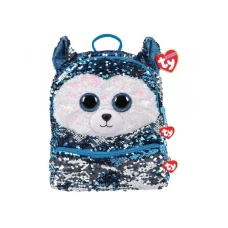 TY pliš Sjajni plišani ranac haski Slush
