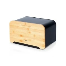 Vilde 259613 - Kutija za hleb metal - bambus , 35x22x20.5 cm