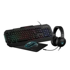 VOLKANO VX Herac Tastatura + miš + podloga + slušalice USB VX-147-BK[V3] US crna