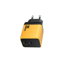 WEKOME WP-U36 Superbrzi Strujni GaN punjač, 2-porta USB (3.0 i 3.1 tip C) 35W, žuti
