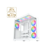 XIGMATEK Aqua V Air Arctic ARGB Gaming White midi kuciste XIGMATEK Aqua V Air Arctic ARGB Gaming White midi kuciste