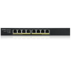 Zyxel GS1915-8EP,PoE 8portGbESmart Switch,60W 802.3at, desk Zyxel GS1915-8EP,PoE 8portGbESmart Switch,60W 802.3at, desk