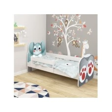 ACMA VII Krevet za decu Animals White 160 x 80 cm