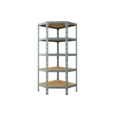 ANEMOS Metalna ugaona polica 180x66x66x40 cm 5 nivoa 130100095