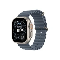 APPLE Watch Ultra 3 Cellular 49mm Natural Titanium Case with Anchor Blue Ocean Band (mewh4se/a)