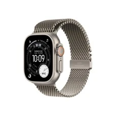 APPLE Watch Ultra 3 Cellular 49mm Natural Titanium Case with Natural Titanium Milanese Loop – Large (mf0e4se/a)