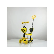 ARISTOM 652 Bubamara 5u1 Trotinet sa LED točkovima žuti