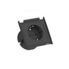BACHMANN Napojni modul Kapsa 1xšuko utičnica crni BACHMANN Napojni modul Kapsa 1xšuko utičnica crni