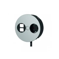 BACHMANN Twist ugrad.utičnica,1xšuko,2xkeyston praz.mesto, hrom mat GST18 931.001 BACHMANN Twist ugrad.utičnica,1xšuko,2xkeyston praz.mesto, hrom mat GST18 931.001