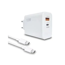 Bavin Bavitel punjač 120W Usb A+ Type C + kabl Type C/Type C, bela