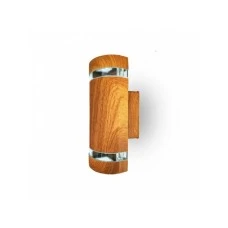 BBLINK SVETILJKA JM-5031 ZIDNA 2*GU10 IP44 DRVO