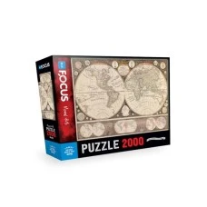 Blue Focus Puzzle Antique World Map BF431 108/24316