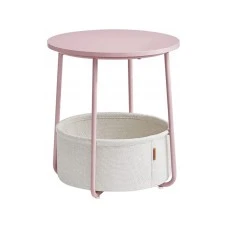 Bolzz Okrugli klub sto i sa korpom pink - LET223R61 Bolzz Okrugli klub sto i sa korpom pink - LET223R61