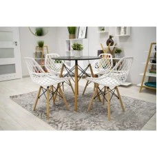 Bolzz Roma set 4 stolice White