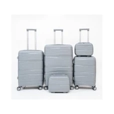 Bolzz SET KOFERA EXPLORE 5/1 Svetlo siva boja