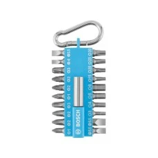 BOSCH 21-delni set bitova odvrtača sa kopčom – plavi 2607002822