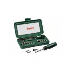 BOSCH 46-delni set bitova sa ručnim zavrtačem 2607019504