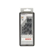 BOSCH 5-delni Robust Line set spiralnih burgija za drvo 2607010527, 4; 5; 6; 8; 10 mm
