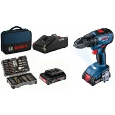 BOSCH GSR 18V-50 + 43 delni set bitova Akumulatorska šrafilica, 2x2.0Ah BOSCH GSR 18V-50 + 43 delni set bitova Akumulatorska šrafilica, 2x2.0Ah