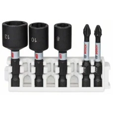 BOSCH Impact Control set bitova odvrtača i nasadnih ključeva, 5-delni 2608522350 BOSCH Impact Control set bitova odvrtača i nasadnih ključeva, 5-delni 2608522350
