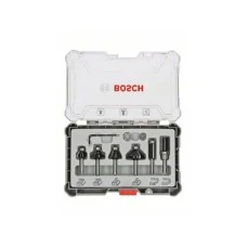 BOSCH Komplet glodala, 6 komada, Trim&Edging držač od 6 mm 2607017468