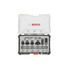BOSCH Komplet glodala, 6 komada, Trim&Edging držač od 8 mm