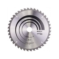 BOSCH List kružne testere Optiline Wood 254 x 30 x 2,0 mm, 40 - 2608640435