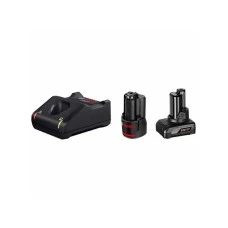 BOSCH Starter set baterije 1 x GBA 12V 4,0 Ah + 1 x GBA 12V 2,0 Ah + punjač GAL 12V-40 (1600A01NC9)