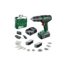 BOSCH UniversalImpact 18V + SystemBox Akumulatorska vibraciona bušilica, 2x 1.5Ah akumulator i punjač, 06039D4103