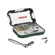 BOSCH zeleni alat 26-delni set bitova sa rašpom 2607017322 BOSCH zeleni alat 26-delni set bitova sa rašpom 2607017322