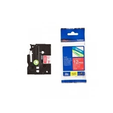 Brother TZe-435 belo na crveno 12 mm